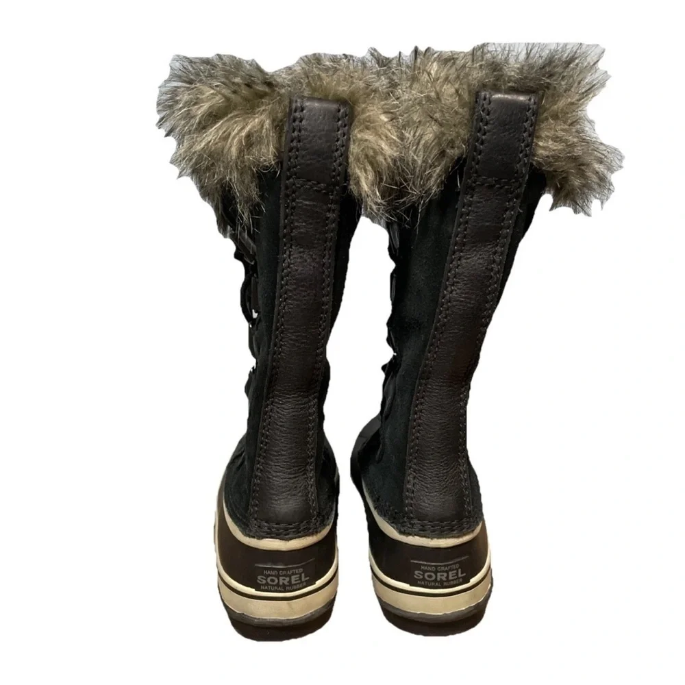 Sorel Joan of Arctic Women's Snow Winter Boots Black Size 6 Waterproof Warm